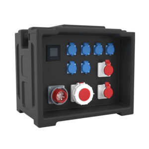 1PHLTD stage lighting distribution box portable stage distribution box stage DJ equipment LED lighting six national standard sockets three industrial sockets one five pin plug