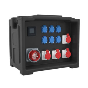 2PHLTD stage lighting distribution box portable stage distribution box stage DJ equipment LED lighting six national standard sockets four industrial sockets one five pin plug