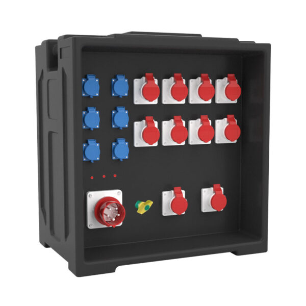 4PHLTD large stage LED lighting display panel power distribution box, stage power box, six national standard sockets, ten industrial sockets, and one five core industrial plug