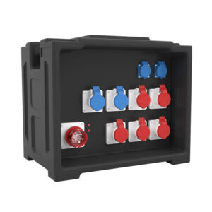 7PHLTD stage lighting distribution box portable stage distribution box stage DJ equipment LED lighting 2 national standard sockets 7 industrial sockets 1 five core industrial plug