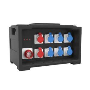 8PHLTD stage lighting and sound equipment stage lighting distribution box equipped with 8 industrial sockets and 1 5-pin industrial plug