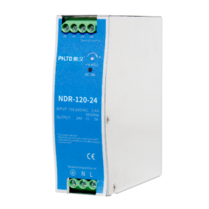 PHLTD NDR series switching power supply with metal honeycomb hollow heat dissipation hole design, high efficiency and low working temperature