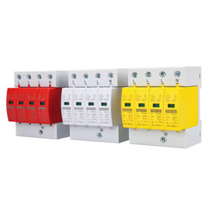 PHLTD surge protector primary power lightning arrester color: red, white, yellow