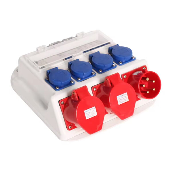 PHLTD waterproof three-phase portable distribution box meets European standards, with sockets and circuit breakers