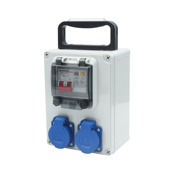 PHLTD IP44 waterproof aviation combination industrial socket box portable power maintenance box