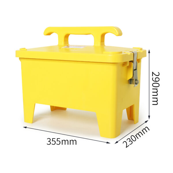 PHLTD waterproof aviation construction site portable distribution box mobile maintenance power socket box No. 15 box empty box size 355X290X230mm